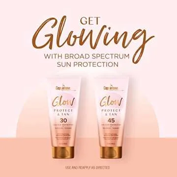 Coppertone Glow Protect and Tan Sunscreen Lotion SPF 30 - 5 Fl Oz