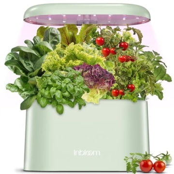 Inbloom Hydroponics Indoor Garden Kit with LED Grow Light - Year-Round Fresh Herbs