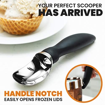 Spring Chef Ice Cream Scoop - Comfortable Handle