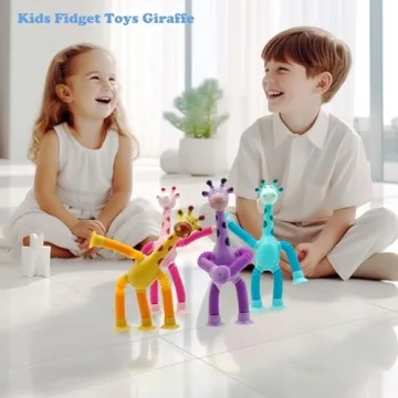 Engaging SUKIPIN Pop Tube Giraffe Toy Set for Fun Play