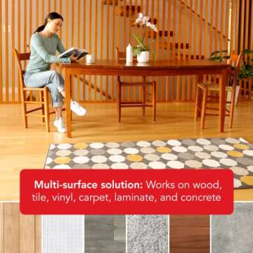 Rug Gripper Tape for Area Rugs and Runners (4" x25ft)