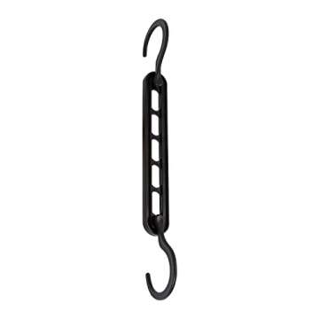 Honey-Can-Do Cascading Collapsible Black Plastic Hangers, 20-Pack HNG-09215 Black