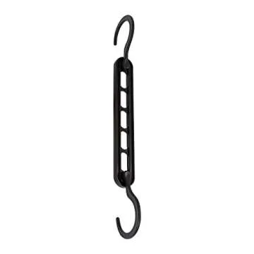 Honey-Can-Do Cascading Collapsible Black Plastic Hangers, 20-Pack HNG-09215 Black