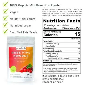 Organic Rose Hips Powder | Immune Boosting Superfood