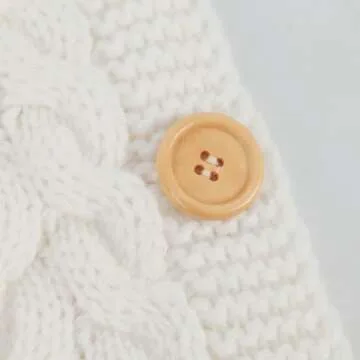 Symphony Wire Newborn Baby Wrap Swaddle Blanket, Kids Wool Knit Swaddle Kids Sleeping Bag Stroller Wrap Sleep Sacks (White)