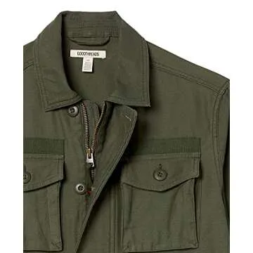 Goodthreads Lightweight 4-Pocket Military Jacket for Men