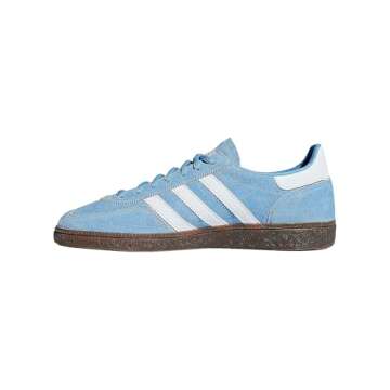 adidas Men's Handball Spzl Gymnastics Shoes, Blue (Light Blue/FTWR White/Gum5 Light Blue/FTWR White/Gum5), 7 UK