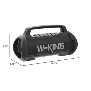 W-KING 120W Waterproof Bluetooth Speaker - Loud, Portable Sound
