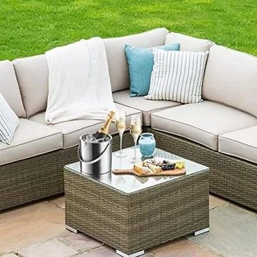 Stylish FineDine Insulated Ice Bucket with Tongs