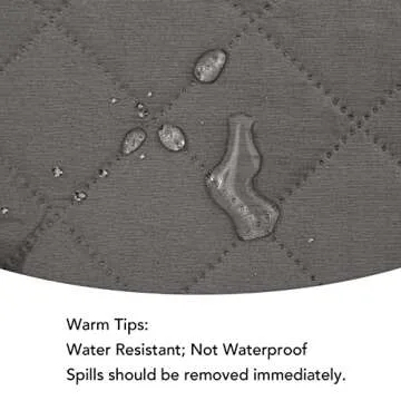 Reversible Water Resistant Chair Cover with Anti-Slip Buckle