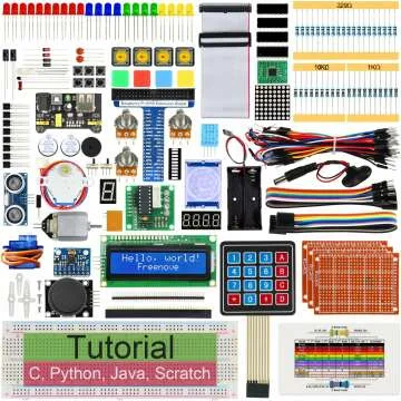 FREENOVE Ultimate Raspberry Pi 4 B 3 B+ Starter Kit with 223 Items & 104 Projects