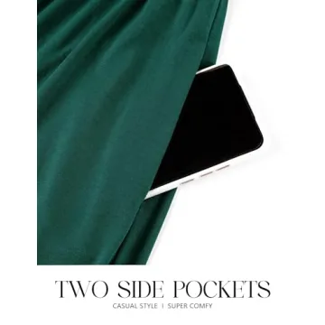 ZESICA Women's Spring Dress Flowy Comfortable with Pockets