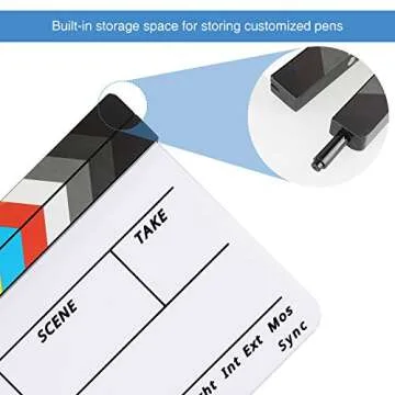 Acrylic Film Clapboard for Filmmaking and Events