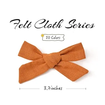 40PCS Baby Girl Hair Clips Vibrant Alligator Hair Bows