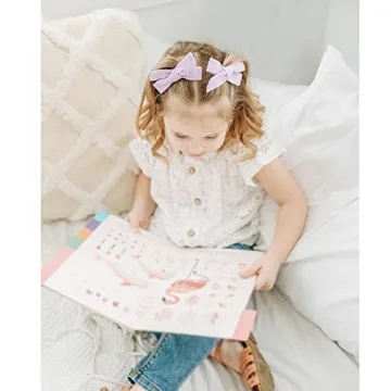 40PCS Baby Girl Hair Clips Vibrant Alligator Hair Bows