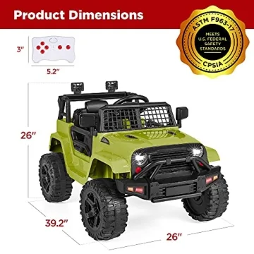 Best Choice Kids 12V Ride-On Truck with Remote Control