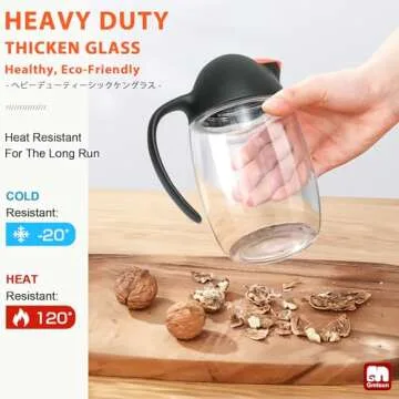 GMISUN Olive Oil Dispenser with Drip-Free Design and Fun Look