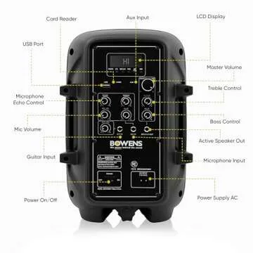 Bowens 500W Bluetooth PA System for Events and Karaoke