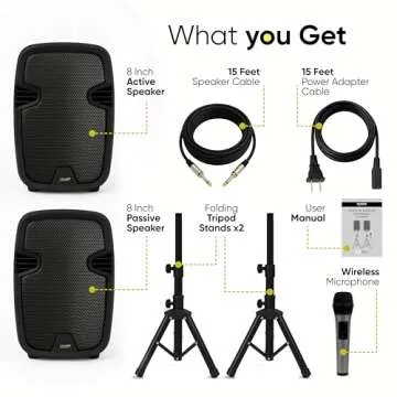 Bowens 500W Bluetooth PA System for Events and Karaoke