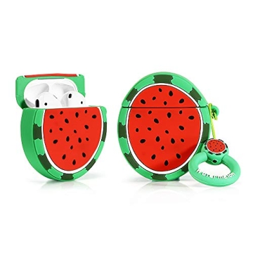 LEWOTE Silicone Case Compatible for Apple Airpods 1&2 Funny Cute Cover [Fruit and Vegetable Series](...