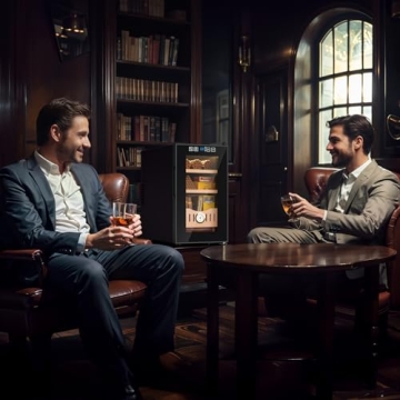 Mojgar Electric Humidor with Cedar Shelves and Hygrometer