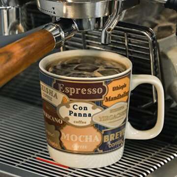 WONDER NEST Ceramic Coffee Mug for Coffee Lovers