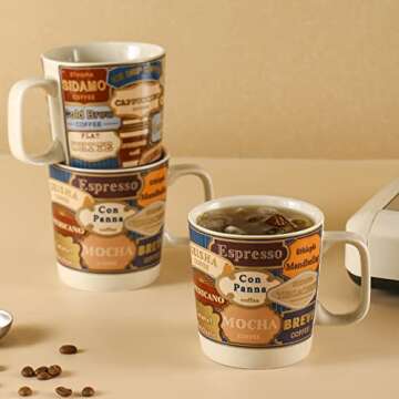WONDER NEST Ceramic Coffee Mug for Coffee Lovers