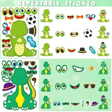 Dinosaur Stickers for Kids - Fun DIY Party Supplies