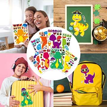 Dinosaur Stickers for Kids - Fun DIY Party Supplies