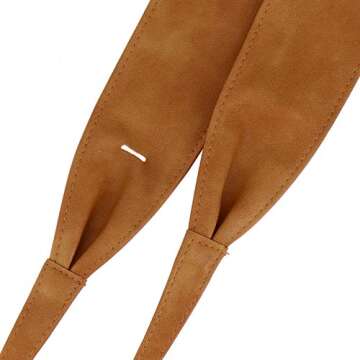 FASHIONGEN - Woman leatherette waisband Obi Belt, MICA - Light Camel, L-XL