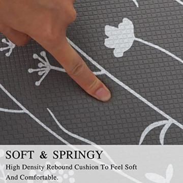Rempry Anti-Fatigue Kitchen Mats Non-Slip Waterproof Comfort