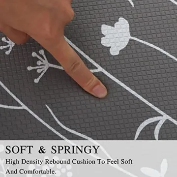 Rempry Anti-Fatigue Kitchen Mats Non-Slip Waterproof Comfort