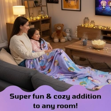 Jay Franco Kids Plush Throw Blanket for KPOP Fans - Cozy & Cute