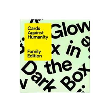 Family Edition Cards Against Humanity: Glow in The Dark Box