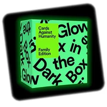 Family Edition Cards Against Humanity: Glow in The Dark Box