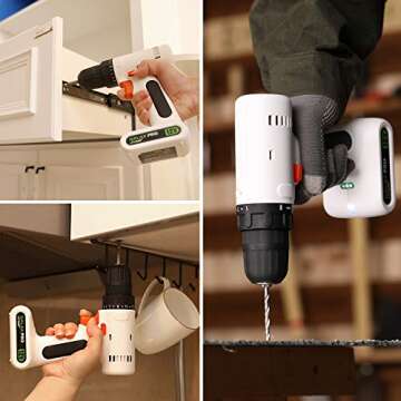 GALAX PRO 12V Cordless Rechargeable Drill Driver - Efficient DIY Tool