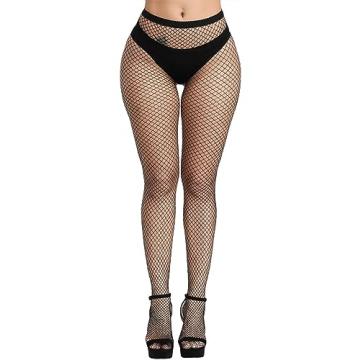 SAFSOU Fishnet Stockings with Stretch Waistband for Women