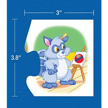 Carson Dellosa Colorful 3-Scene Puzzle Game for Kids