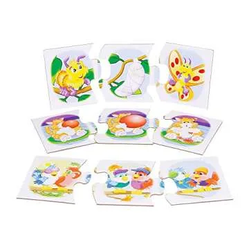 Carson Dellosa Colorful 3-Scene Puzzle Game for Kids