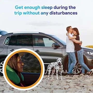 GOLDFLOWER Car Window Shade, 2 Pack Car Back Window Sun Shade, and Privacy Protect for Toddler Kids Baby Adult, Double Layer Design (Medium 39"x19")