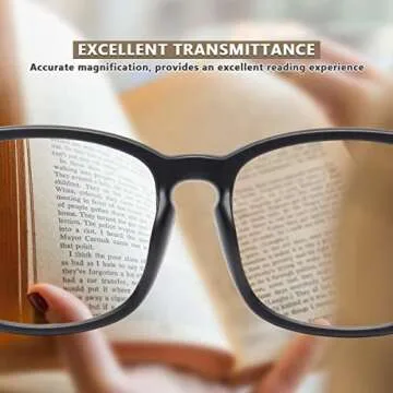 Reading Glasses for Women/Men 5 Packs Eyeglasses Blue Light Glasses Readers for Computer Eye Cheaters Blocking - Oversize Square Anti Glare Eyestrain, Filtering, Anti-UV400/Glare/Fatigue Vision (0.0)