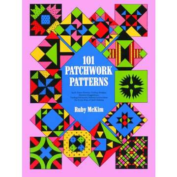 101 Patchwork Patterns Quilt Book for Every Quilter