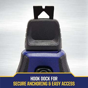 IRWIN Tools STRAIT-LINE Chalk Line, Speedline Pro Reel, Blue, 100 ft. (IWHT48443BC)