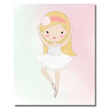Cute Ballerina Prints for Children's Bedroom Decor