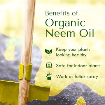 Neem Organics Pure Neem Oil for Healthy Plant Growth