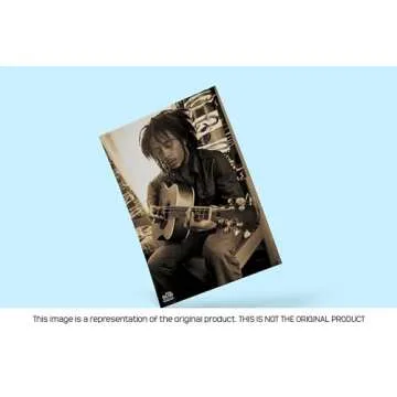 Bob Marley Playing Guitar Music Poster Print, 24x36