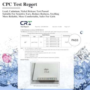 SAILIMUE 12 Pairs Hypoallergenic Screw Back Earrings for Women Girls Surgical Steel Cute Heart CZ Fl...