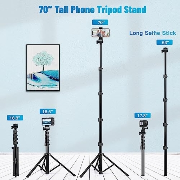 70" Phone Tripod for Photography & Live Streaming
