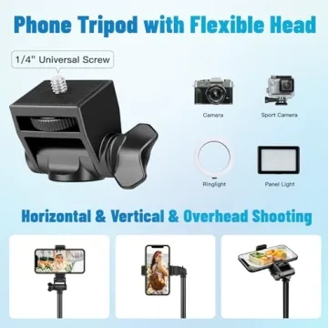 70" Phone Tripod for Photography & Live Streaming