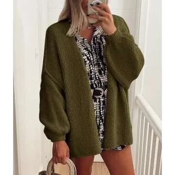 PRETTYGARDEN Women's Oversized Cardigan for Fall Style